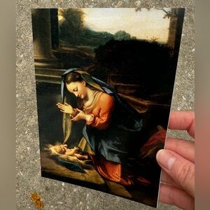 Antonio Da Correggio Madonna And Child 25 Christmas Cards Nelson Fine Art 2010